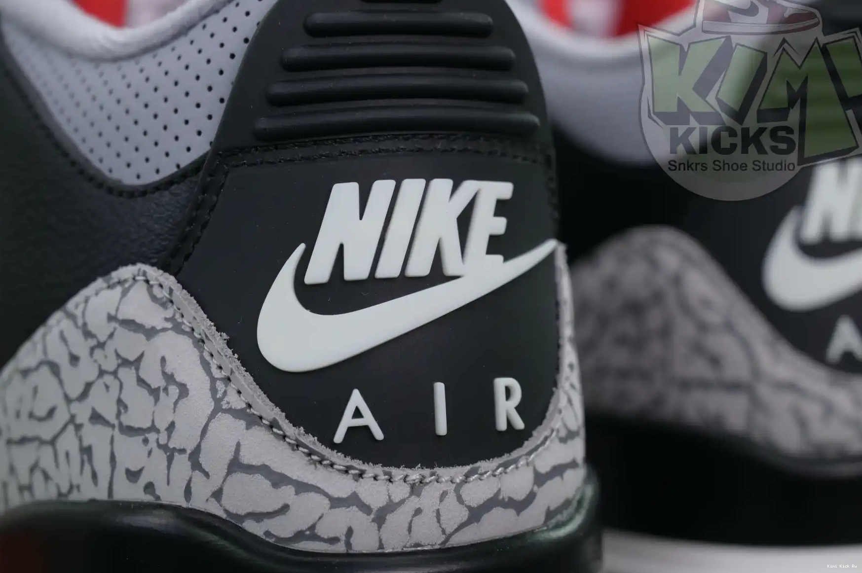 Kimikick 3“Black Jordan Air Cement Reimagined” 0825